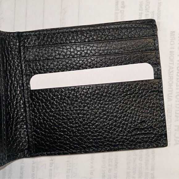 Authentic Men's Gucci Bifold Black Wallet.NEW - Picture 11 of 12
